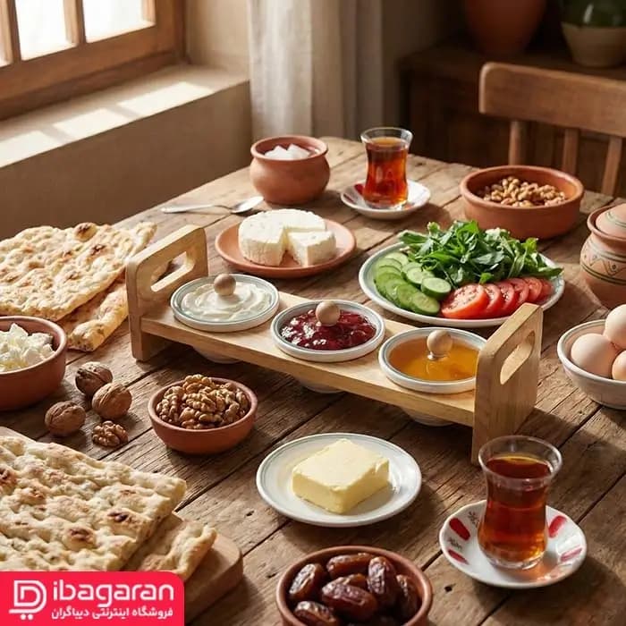 اردو خوری بیضی 3 عددی چینی ریور مدل B11-2873