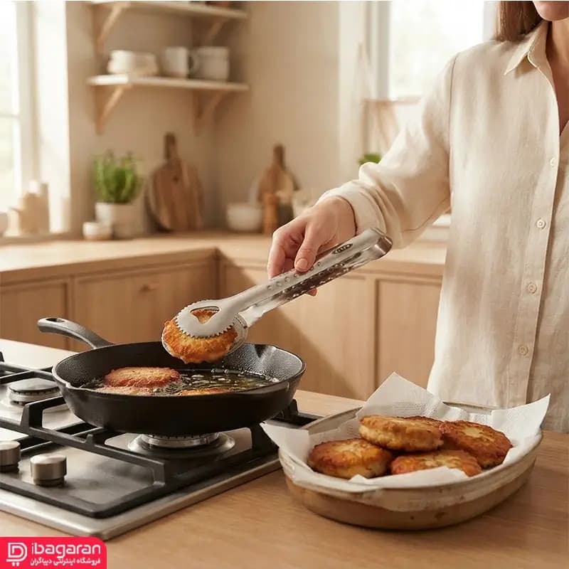 انبر روغن گیر استیل ریور مدل 8461