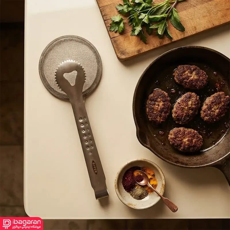 انبر روغن گیر استیل ریور مدل 8461 — تصویر ۶