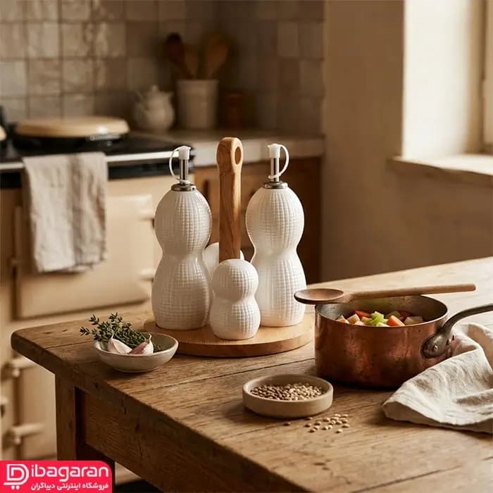 ست آبلیمو خوری و نمک پاش ریور مدل 12-8585