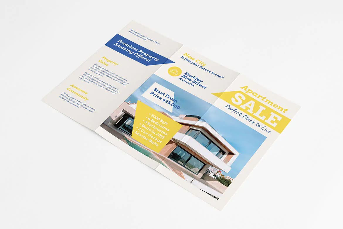 طرح بروشور مشاور املاک — تصویر ۳