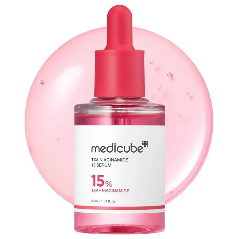 سرم روشن کننده و ضد لک ترانگزامیک اسید و نیاسینامید 15% مدی کیوب Medicube(30 میل) — تصویر ۲