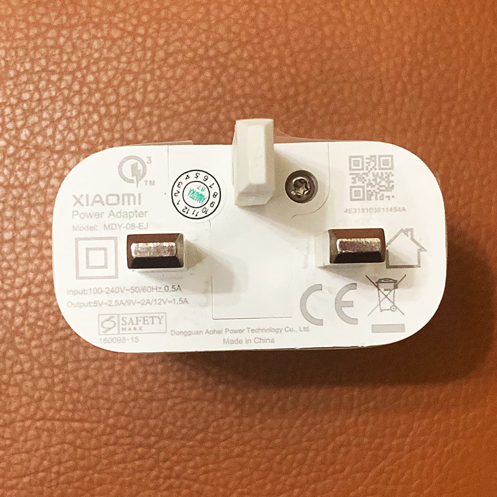 آداپتور شارژر شیائومی اصلی Xiaomi Power Adapter MDY-08-EJ — تصویر ۶