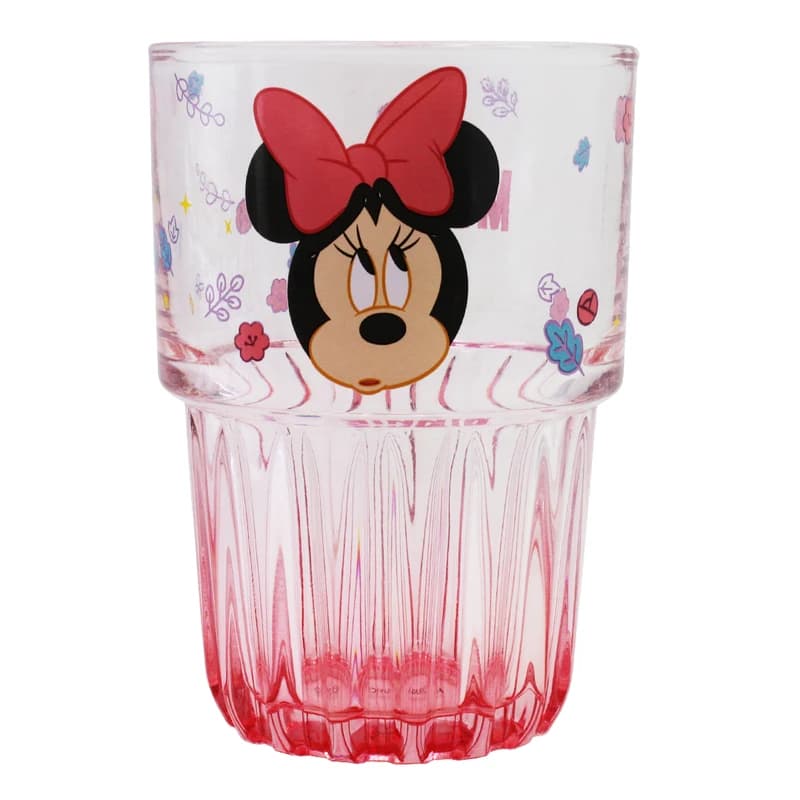 لیوان شیشه‌ای دیزنی طرح Minnie Mouse رنگ صورتی (مینی موس) — تصویر ۶