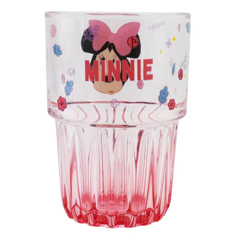 لیوان شیشه‌ای دیزنی طرح Minnie Mouse رنگ صورتی (مینی موس) — تصویر ۷