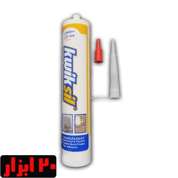 چسب سیلیکون آکواریوم کاسپین مدل شفاف (کوئیک سیل) — تصویر ۲