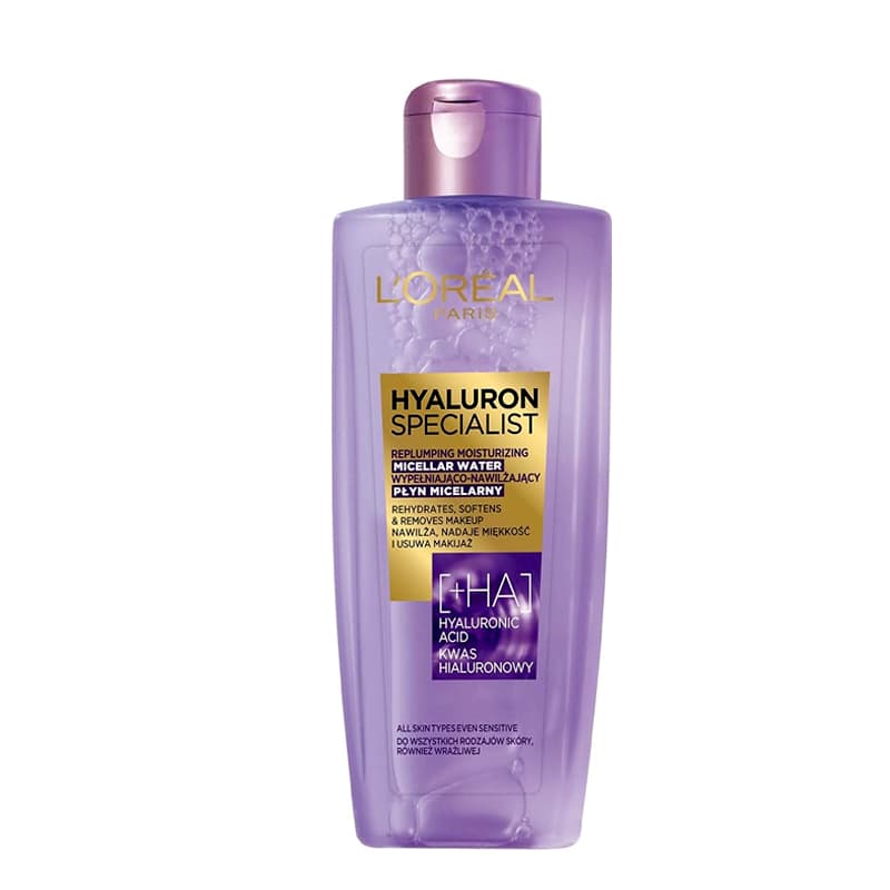 میسلار واتر لورآل Loreal مدل HYALURON حجم 200 میلی لیتر