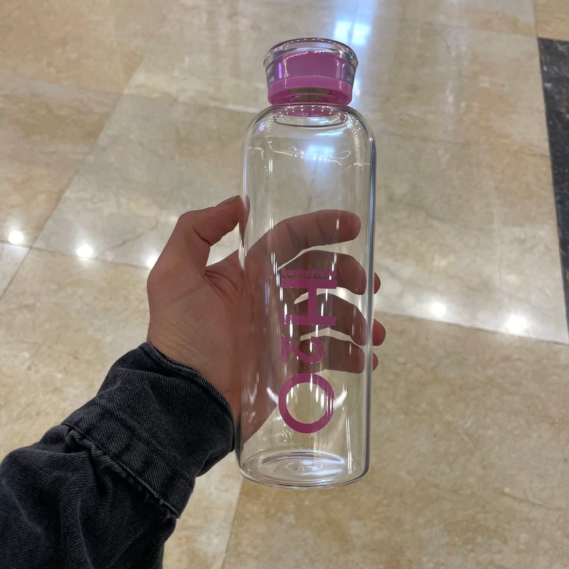 بطری آب دنی هوم (Danny Home) H2O ظرفیت 750 میلیلیتر، رنگ صورتی — تصویر ۳