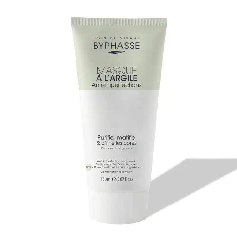 ماسک ضدلک و جوش خاک رس بایفاس Byphasse مدل Anti-Imperfections Clay Mask(150 میل) — تصویر ۳