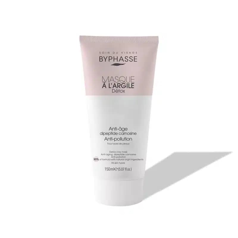 ماسک سم زدا و ضدپیری خاک رس بایفاس Byphasse مدل Detox Clay Mask(150 میل)