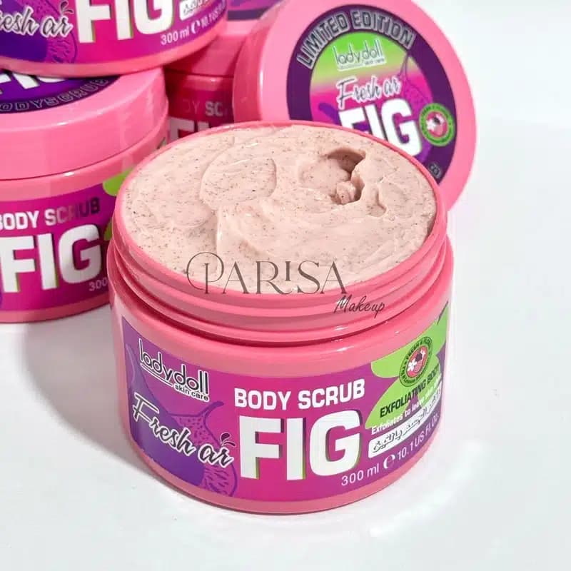 اسکراب لایه بردار بدن Lady Doll مدل انجیر و شکوفه لیمو(300 میل) — تصویر ۳