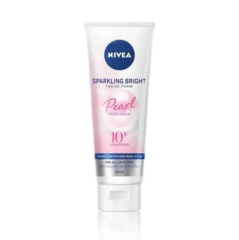 فوم شستشوی صورت سفیدکننده نیوآ NIVEA مدل Sparkling Bright Pearl(100 میل)