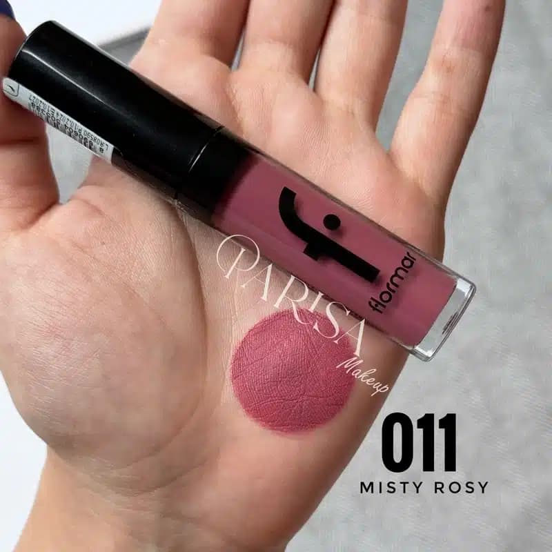 رژلب مایع مات ابریشمی فلورمار Flormar مدل Silk Matte کد 011(رنگ Misty Rosy)