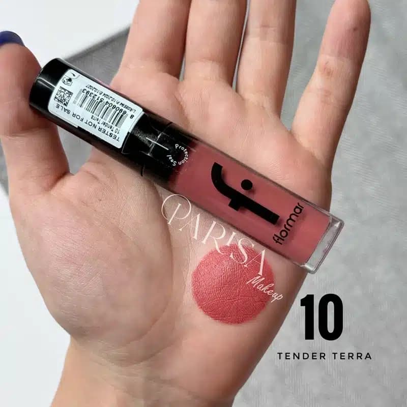 رژلب مایع مات ابریشمی فلورمار Flormar مدل Silk Matte کد 010(رنگ Tender Terra)
