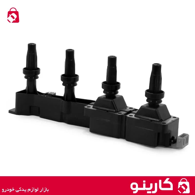 کویل دوبل یکپارچه پژو 206 پژو پارس پژو slx با محافظ شمع موتور TU5 ایساکو 1530101399