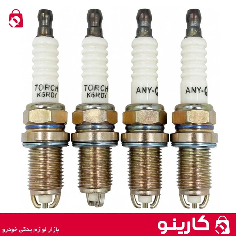 شمع خودرو تورچ پایه کوتاه پژو 405 بسته 4 عددی