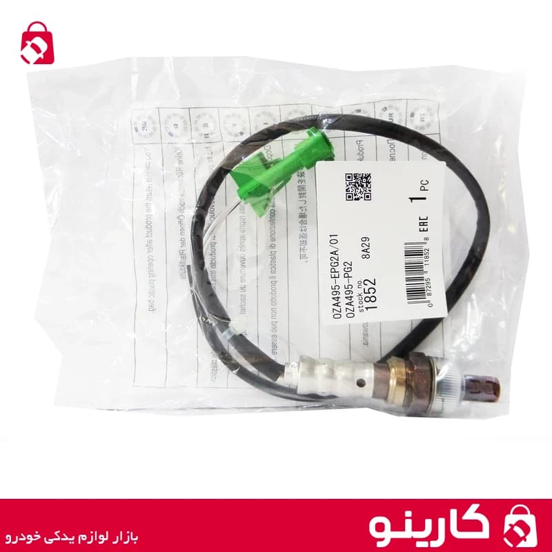 سنسور اکسیژن پژو 206 سوکت سبز ntk ان تی کی — تصویر ۳