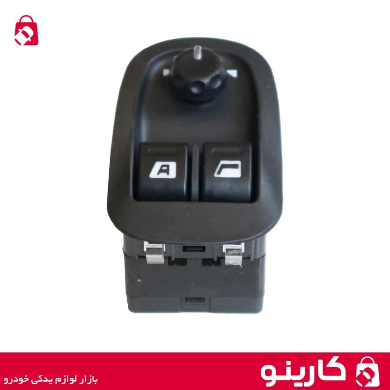 کلید شیشه بالابر جلو 206 تیپ 2 ایمن تک پیشرو
