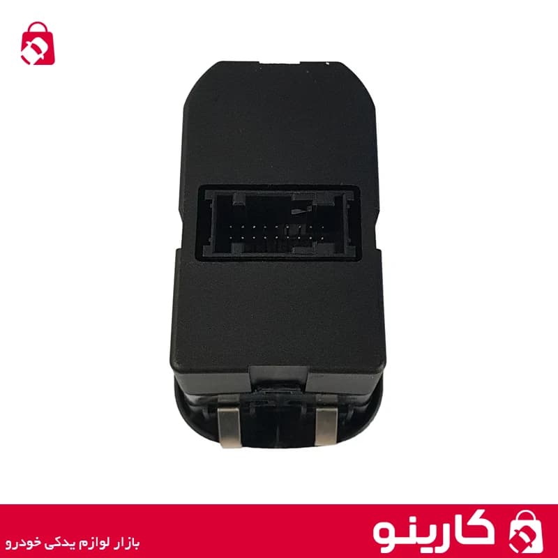 کلید شیشه بالابر جلو پژو 206 تیپ 5 قدیم دو سوکت SKP — تصویر ۵