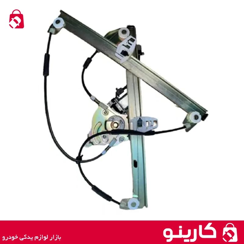 شیشه بالابر برقی درب جلو راست پژو 206 ایساکو 2170100199 — تصویر ۲
