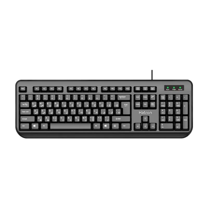 کیبورد باسیم Hatron مدل HK255 – مشکی