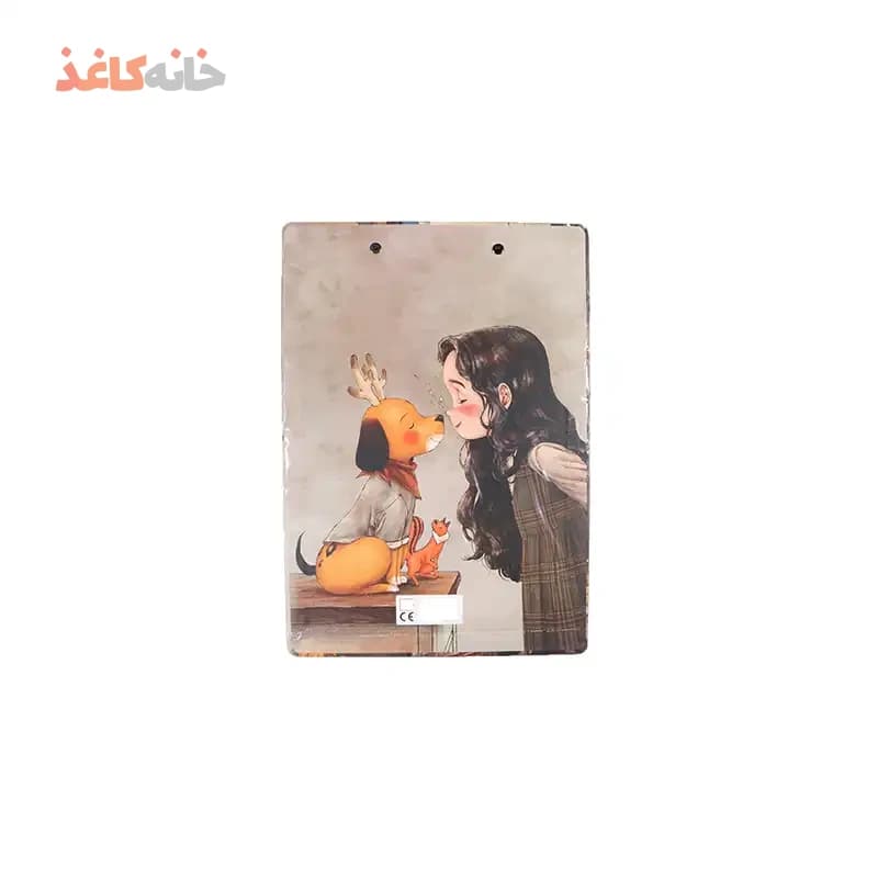 تخته شاسی A4 مقوایی سویل طرح دختر سگ شاخ دار — تصویر ۲