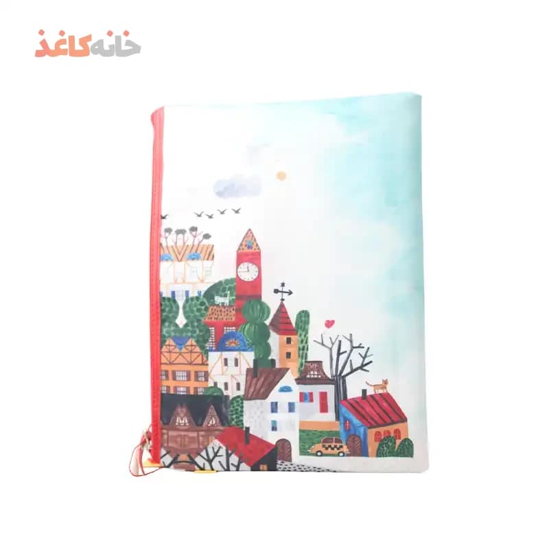 پوشه پارچه ای سویل طرح ساختمان