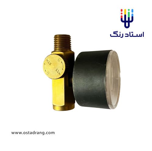 شیر تنظیم باد عقربه ای (رگولاتور باد پیستوله) چینی Air Pressure Regulator with Gauge — تصویر ۲