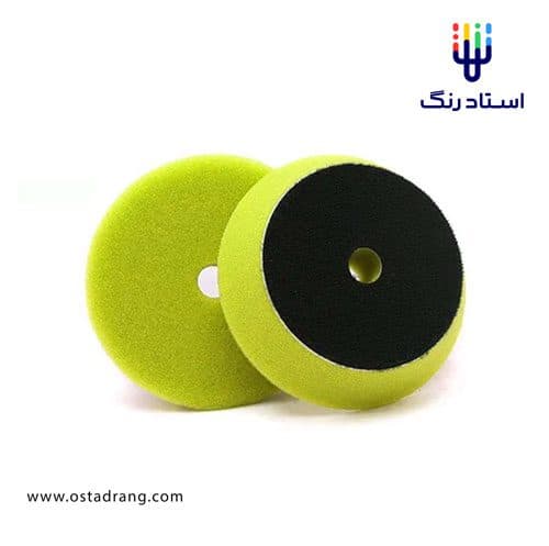 پد پولیش چسبی تخت نرم آتیس (آدرینا) 125 (زرد)