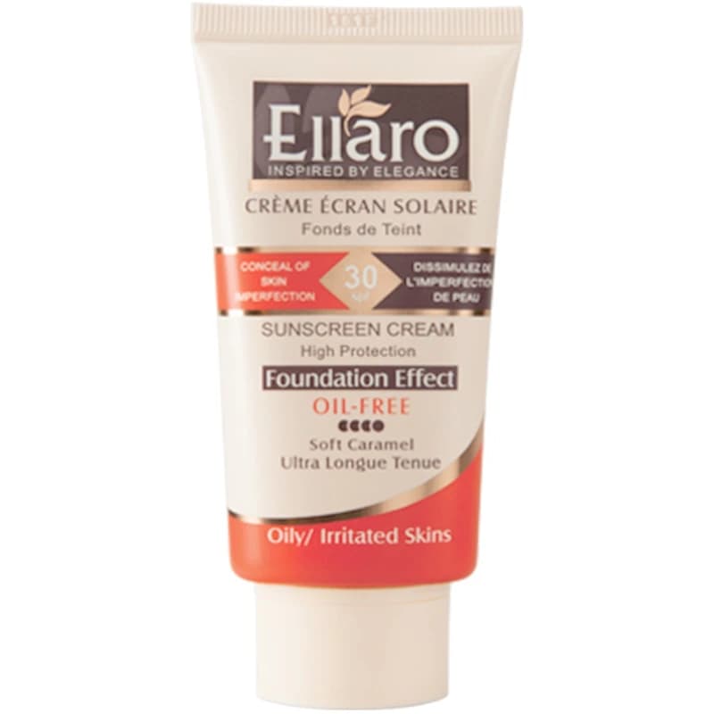 کرم ضد آفتاب SPF30 کرم پودری فاقد چربی بژ روشن الارو — تصویر ۶