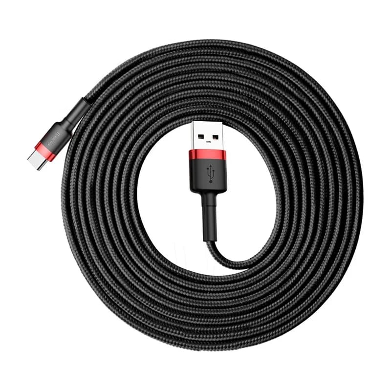 کابل شارژ باسئوس USB به USB-C (3 متری/ 2A) — تصویر ۴