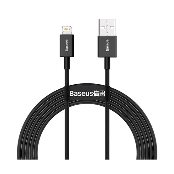 کابل شارژ سریع USB به Lightning باسئوس مدل CALYS-C01 (2 متری/2.4A)