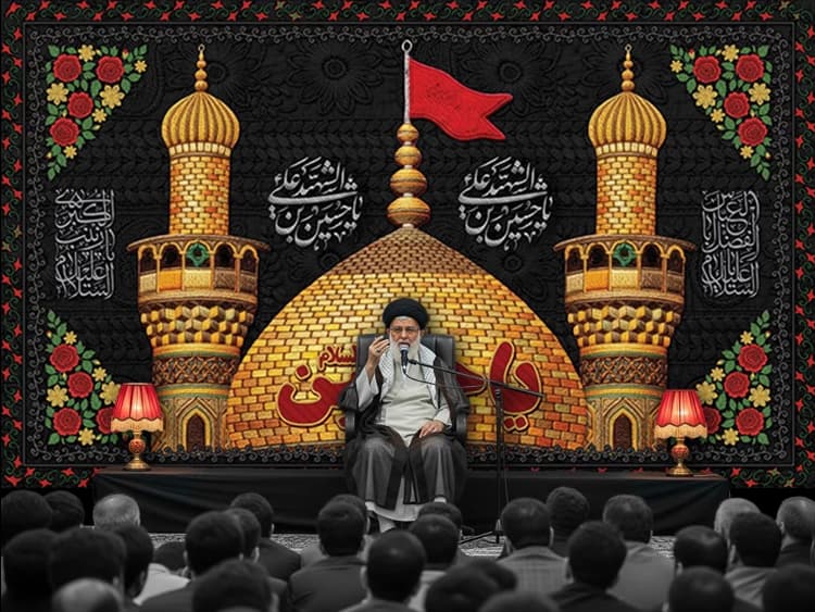 کتیبه محرم گلدوزی