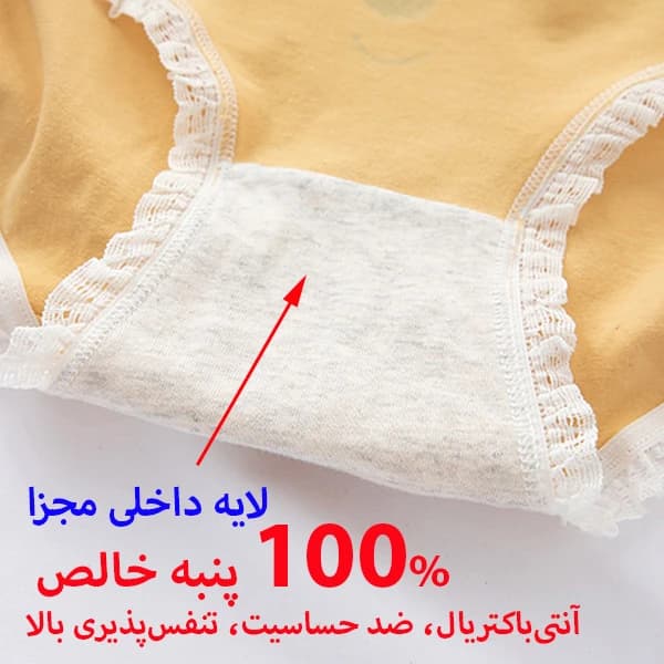 شورت زنانه مدل Relax بسته 5 عددی — تصویر ۷