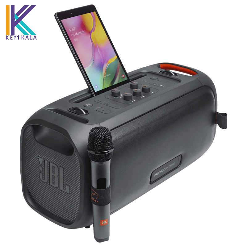 اسپیکر بلوتوثی قابل حمل جی بی ال مدل JBL Partybox on the go Portable Bluetooth Speaker — تصویر ۲