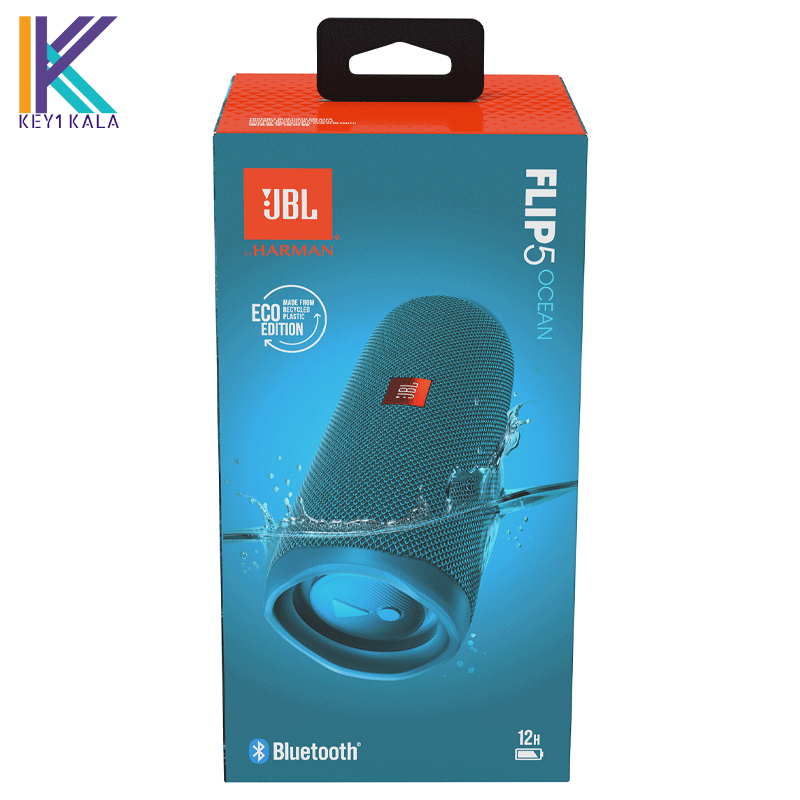 اسپیکر بلوتوثی قابل حمل جی بی ال مدل JBL Flip 5 — تصویر ۶