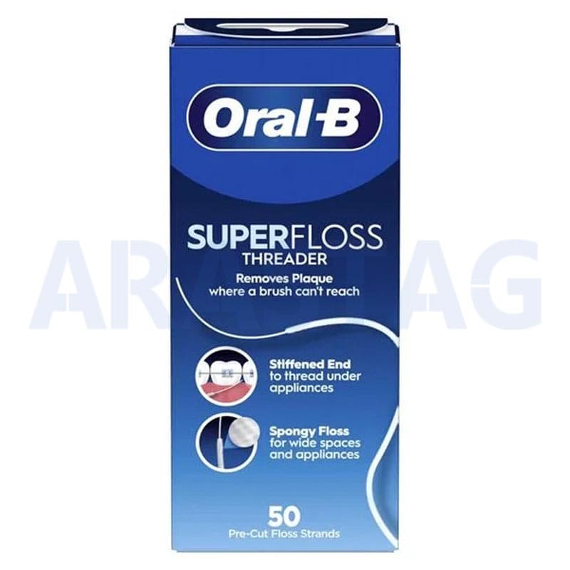 نخ دندان ارتودنسی اورال بی Oral-B مدل سوپرفلاس