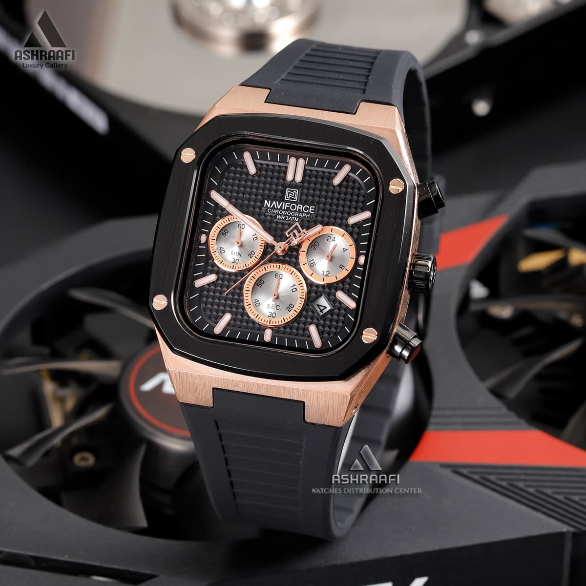 ساعت مردانه نیوی فورس Naviforce NF8037KRG — تصویر ۲