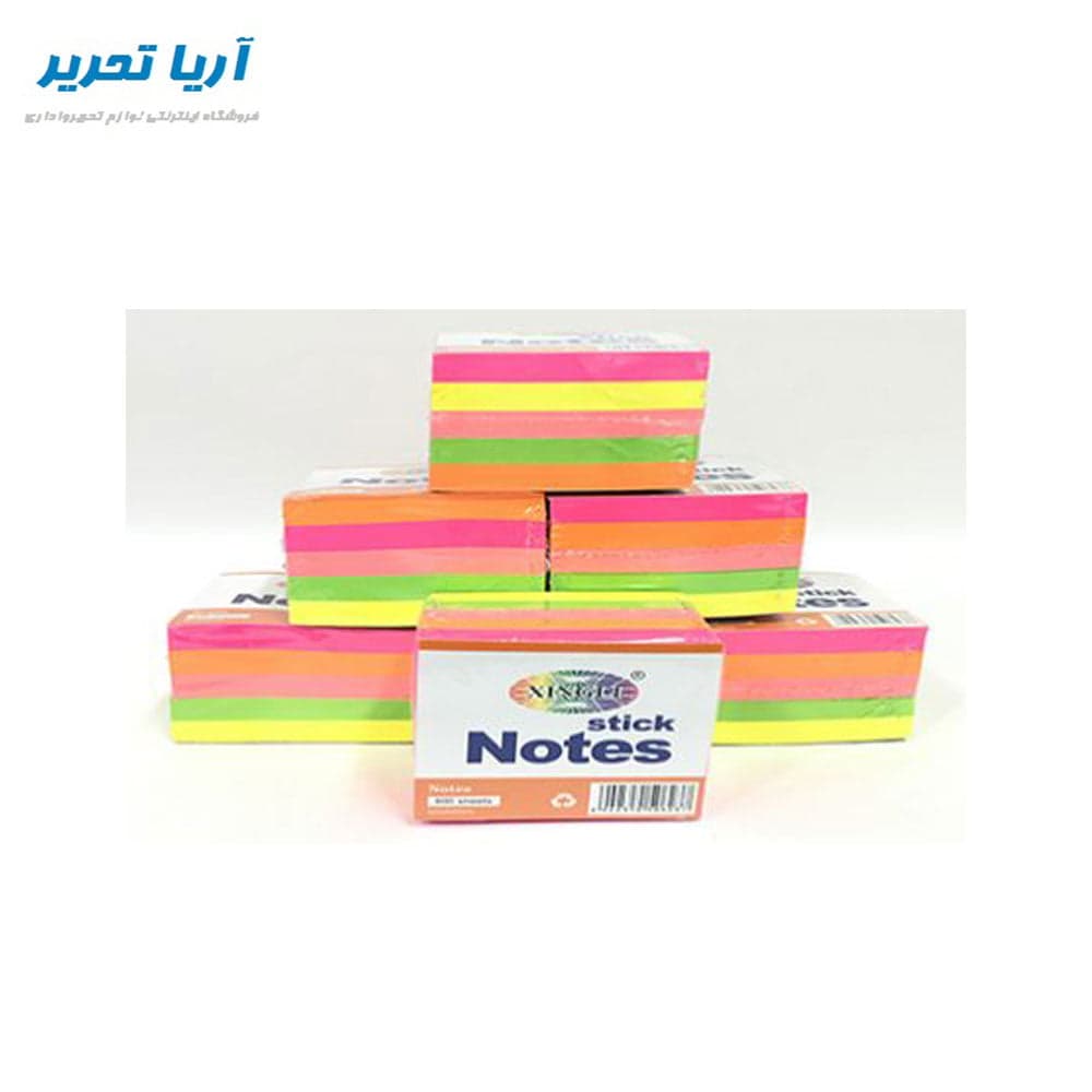 کاغذ یادداشت چسب دار 5 × 5 سانتیمتر رنگی 400 برگ — تصویر ۴