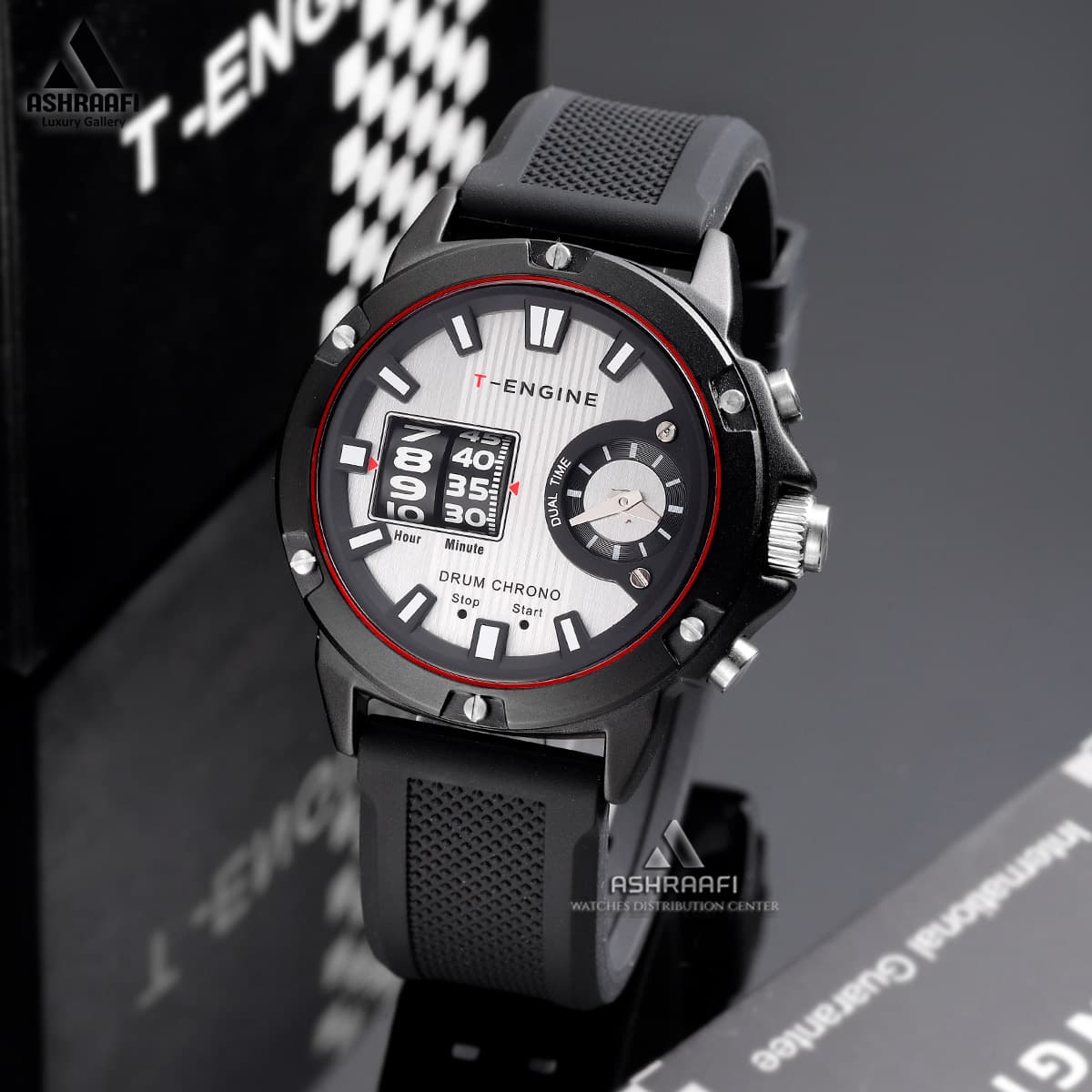 ساعت تی انجین T-Engine Drum Chrono 3953 — تصویر ۲