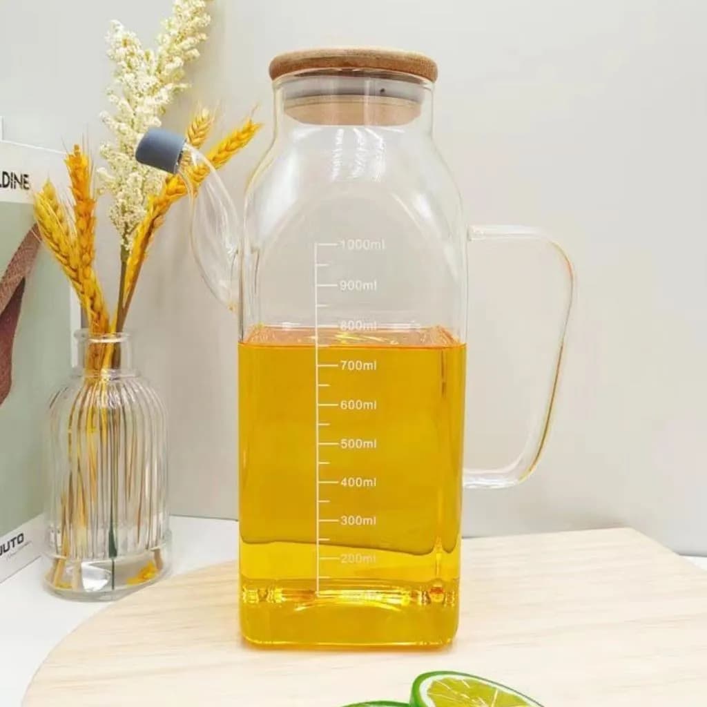 روغن ریز پیرکس مدل درب بامبو 1000ml کد m395 — تصویر ۲