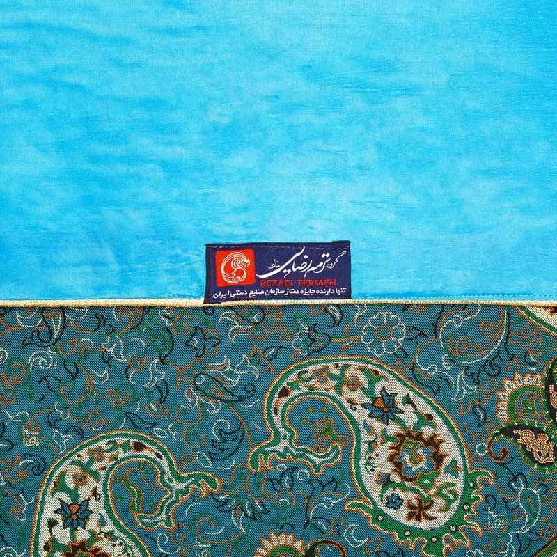 رومیزی ترمه شیک طرح مربع سپهر — تصویر ۳