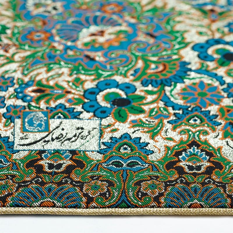 رومیزی ترمه شیک طرح مربع سپهر — تصویر ۵