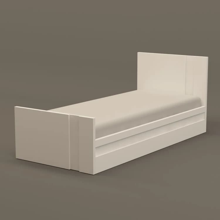 تخت خواب یکنفره اعیان مدل FH318 — تصویر ۵