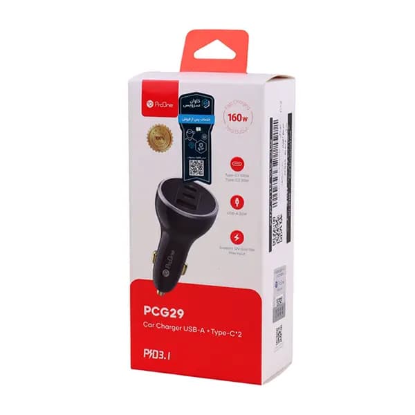 شارژر فندکی 100 وات پرووان مدل PCG29 — تصویر ۶