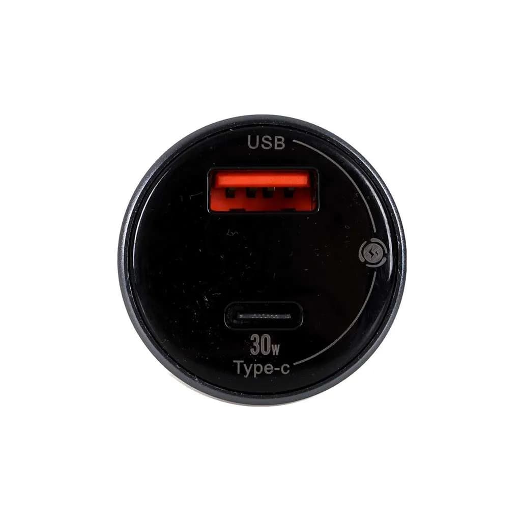 شارژر فندکی فست شارژ ۴۸ واتی دو پورت MOSSCO IK-47 با رقص نور و صفحه نمایش LED — تصویر ۵