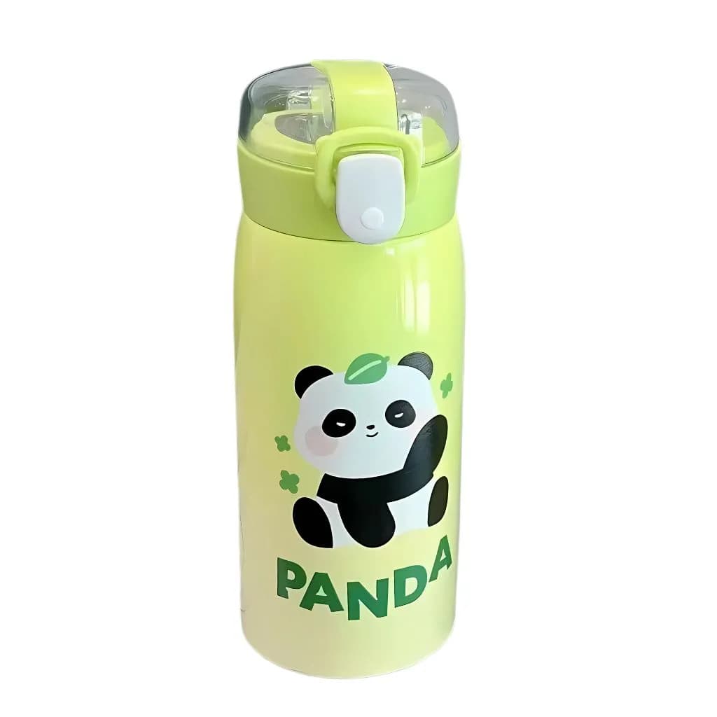 قمقمه استیل کودک مدل نی دار فانتزی گنجایش 350ML کد 1369