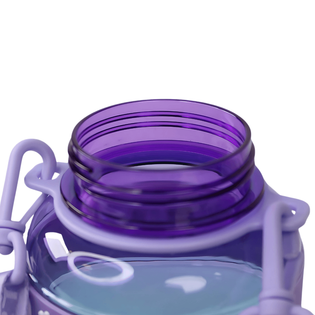 قمقمه کودک فانتزی نی‌دار مدل آبرنگی گنجایش 650ML — تصویر ۴