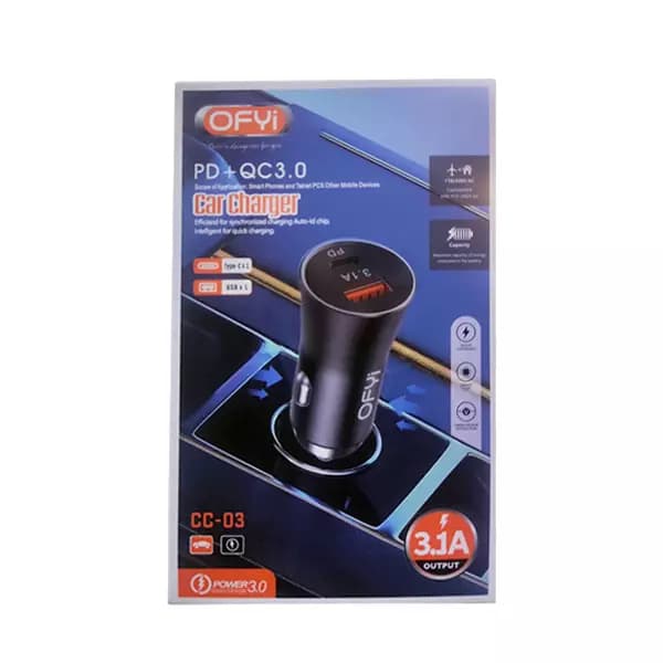 شارژر فندکی Ofyi مدل CC03