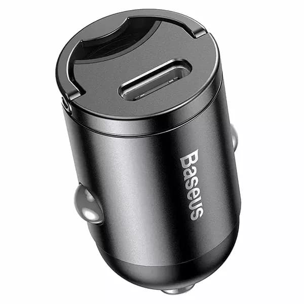 شارژر فندکی 30 وات تایپ سی بیسوس Tiny Star PD3 QC3 مدل VCHX-B0G